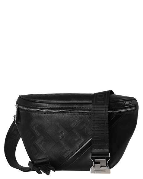 Fendi Gürteltasche Diagonal in Schwarz für Herren .